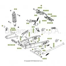 Beta EVO200 17 Schwingarm/Federbein 1 Super-Preis