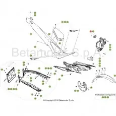 Beta EVO125 17 Verkleidung/Sitzbank/Tank 1 Saisonangebot