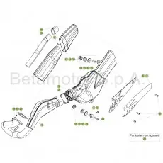 Billig Beta EVO125 17 Auspuffsystem