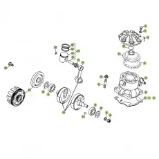 Solange Der Vorrat Reicht Beta EVO290 09 Kurbelwelle/Kolben/Ausgleichswelle