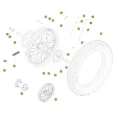 Ausverkauf Beta EVO290 11 Hinterrad