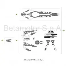 Preis Gesenkt Beta EVO300 SS 17 Verkleidung/Sitzbank/Tank 2