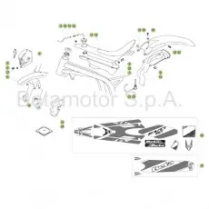 Beta EVO80 17 Verkleidung/Sitzbank/Tank Wochenendangebot