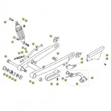 Neue Kollektion Beta EVO80 17 Schwingarm/Federbein