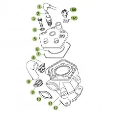 Highlight Beta EVO80 Junior 09 Zylinder/Zylinderkopf/Ventiltrieb