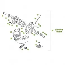 Solange Der Vorrat Reicht Beta EVO80 Junior 15 Hinterrad