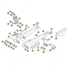 Beta EVO80 09 Schwingarm/Federbein Knallerangebot