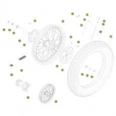 Letzte Chance Beta EVO300 4T 14 Hinterrad