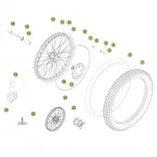 Beta EVO300 4T 14 Vorderrad Garantierte Lieferung