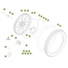 Sichere Zahlung Beta EVO300 4T 16 Vorderrad