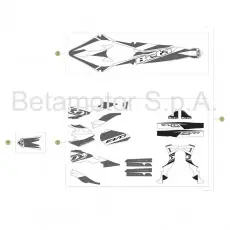 Beta EVO300 4T 17 Verkleidung/Sitzbank/Tank 2 Beliebt