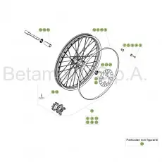 Kostenloser Versand Beta EVO300 4T 17 Vorderrad
