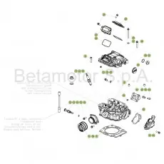 Ausverkauf Beta EVO300 4T 17 Zylinder/Zylinderkopf/Ventiltrieb 1
