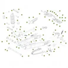 Beta EVO250 4T 14 Schwingarm/Federbein Heißes Angebot