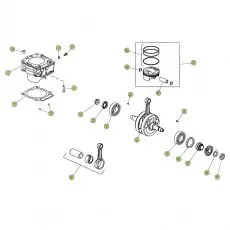 Beta EVO250 4T 14 Kurbelwelle/Kolben/Ausgleichswelle Sofort Bestellen