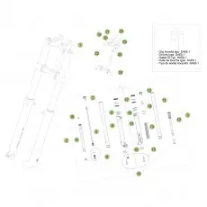 Beta EVO250 4T 15 Gabel Markenware