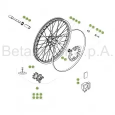 Beta EVO250 4T 17 Vorderrad Schneller Versand