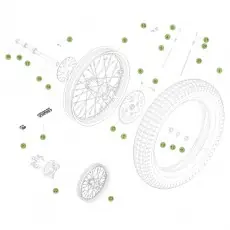 Must-Have Beta EVO250 4T 12 Hinterrad