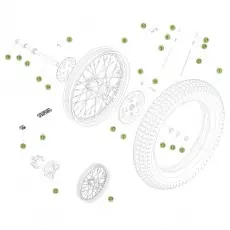 Top-Preis Beta EVO300 4T 11 Hinterrad