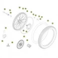 Neu Beta EVO300 4T 12 Vorderrad