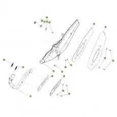 Expressversand Beta EVO300 4T 12 Auspuffsystem