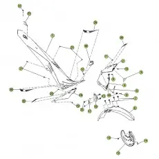 Beta EVO300 4T 13 Verkleidung/Sitzbank/Tank 1 Kostenfreie Lieferung