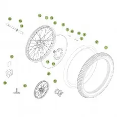 Beta EVO250 4T 11 Vorderrad Saisonangebot