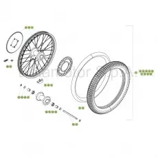Neu Im Sortiment Beta Minitrial Elektro 17 Hinterrad