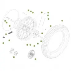 Finale Aktion Beta EVO300 4T 10 Hinterrad