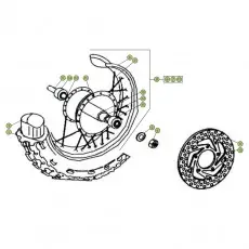 Beta Minitrial LC 15 Vorderrad Bestseller