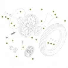 Beta EVO250 4T 09 Hinterrad Sonderangebot