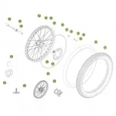 Beta EVO300 4T 09 Vorderrad Nur Heute