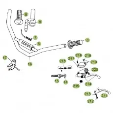 Schneller Versand Beta REV50 08 Lenker/Armaturen