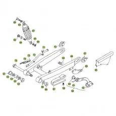 Saisonangebot Beta REV50 08 Schwingarm/Federbein