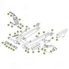 Solange Der Vorrat Reicht Beta REV80 08 Schwingarm/Federbein
