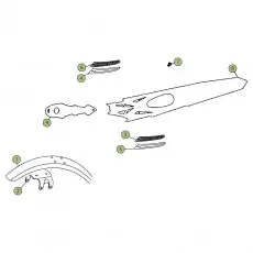 Nur Für Kurze Zeit Beta REV250 4T 07 Verkleidung/Sitzbank/Tank