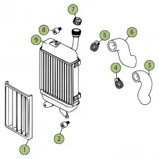 Meistverkauft Beta REV250 4T 07 Kühlsystem