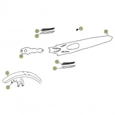 Preis Gesenkt Beta REV250 4T 08 Verkleidung/Sitzbank/Tank