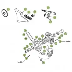 Beta REV250 4T 08 Hinterrad Mega-Angebot