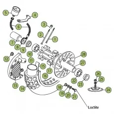 Beta REV250 4T 08 Vorderrad Kostenfreie Lieferung