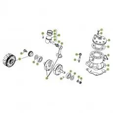 Bestpreis Beta REV3 200 06 Kurbelwelle/Kolben/Ausgleichswelle