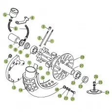 Beta REV3 125 06 Vorderrad Neue Ware