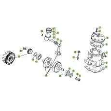 Bestpreis Beta REV3 200 08 Kurbelwelle/Kolben/Ausgleichswelle