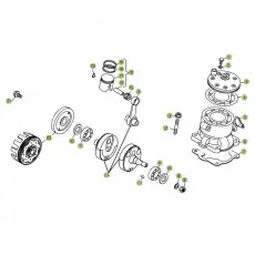 Beta REV3 250 04 Kurbelwelle/Kolben/Ausgleichswelle Kostenloser Versand