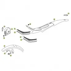 Geprüft Beta REV3 250 06 Verkleidung/Sitzbank/Tank