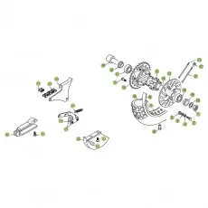 Beta REV3 250 04 Hinterrad Abverkauf