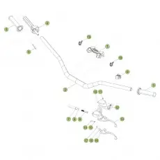 Nur Für Kurze Zeit Beta EVO80 18 Lenker/Armaturen