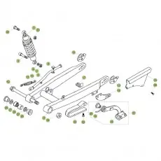 Geprüft Beta EVO80 18 Schwingarm/Federbein