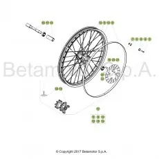 Preiswert Beta EVO300 18 Vorderrad