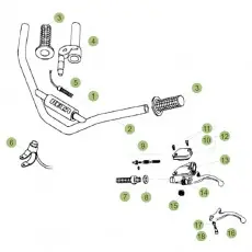 Rabatt Beta EVO80 Junior 18 Lenker/Armaturen